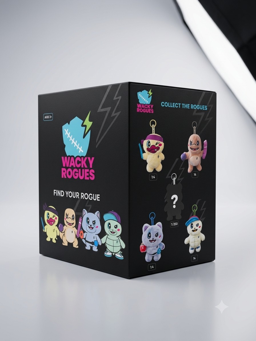 Wacky Rogues Blind Box - random character from the first collection